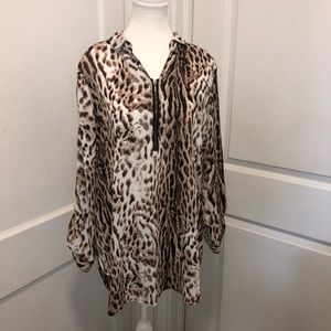 Unique spectrum ladies summer blouse size large